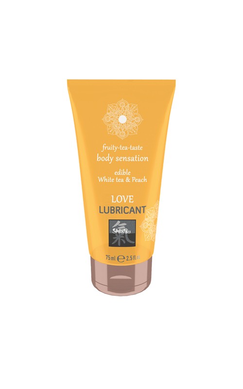 Love Lubricant edible - White Tea & Peach Love Lubricant edible - White Tea & Peach
