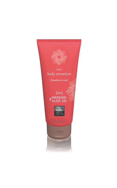 Massage- & Glide Gel 2 in 1 - Strawberry