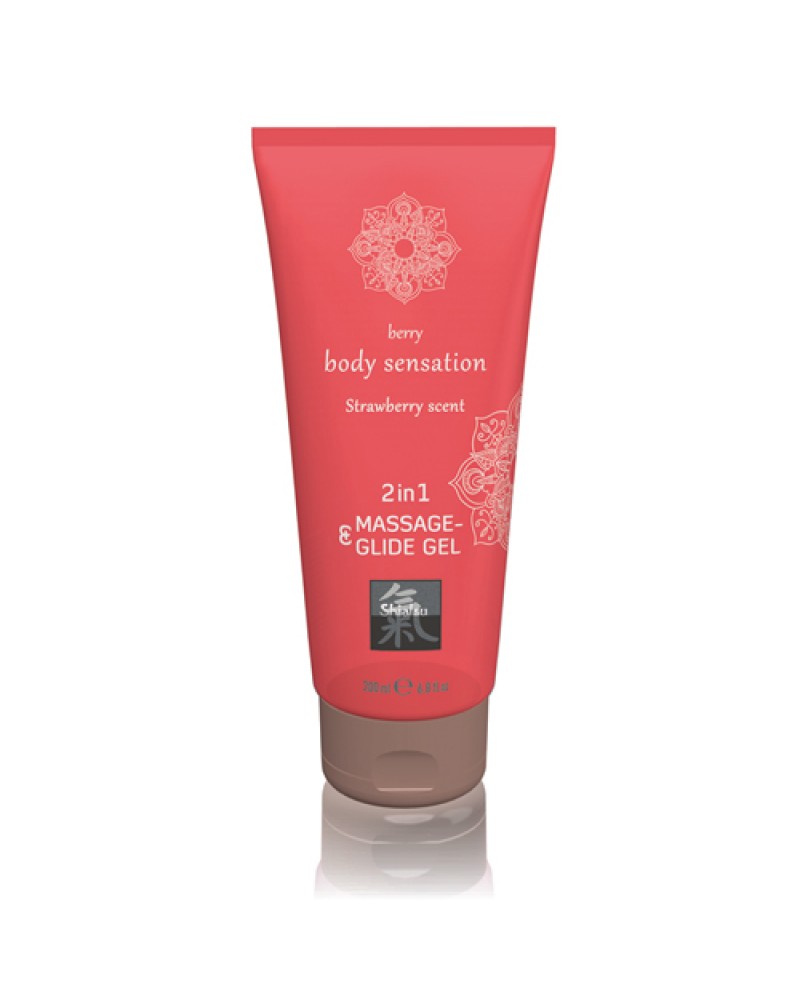 Massage- & Glide Gel 2 in 1 - Strawberry