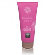 Massage- & Glide Gel 2 in 1 - Raspberry