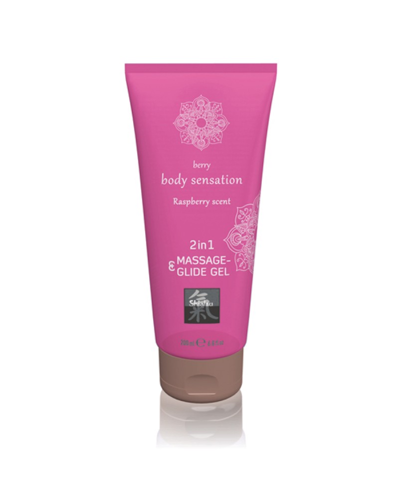 Massage- & Glide Gel 2 in 1 - Raspberry