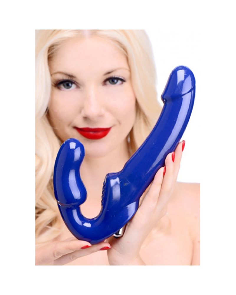 Revolver II Vibrating Strapless Strap On Dildo