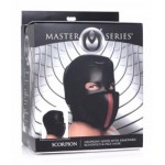 Scorpion Hood With Removable Blindfold And Mouth Mask