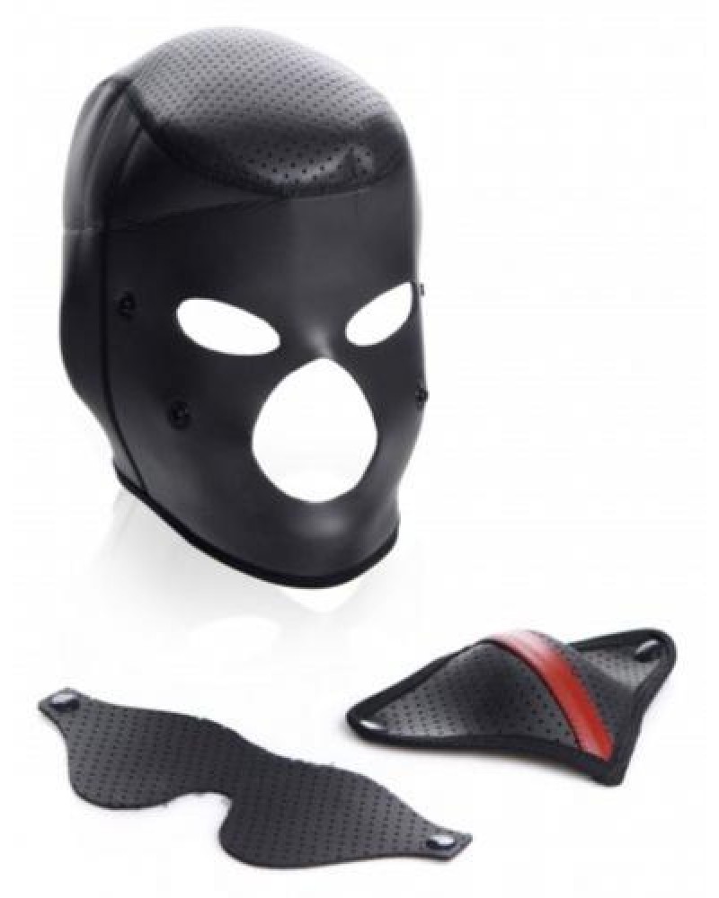 Scorpion Hood With Removable Blindfold And Mouth Mask