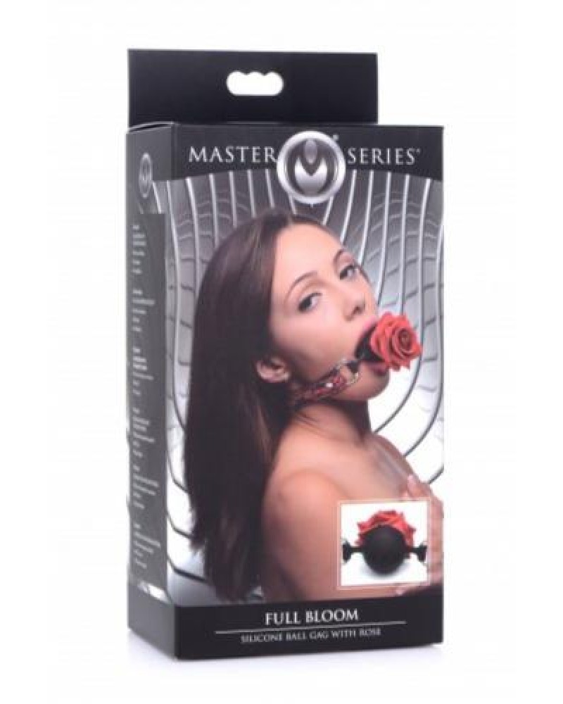 Eye-Catching Ball Gag With Rose