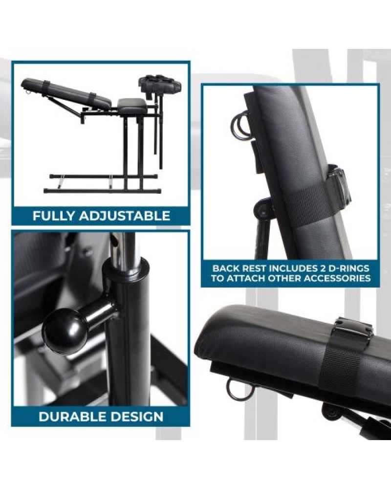 Extreme Obedience BDSM Chair - Black Extreme Obedience BDSM Chair - Black