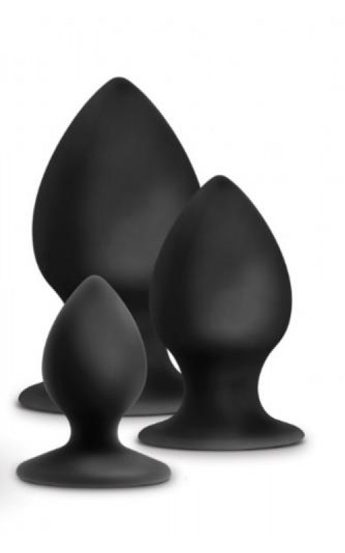 Anal Adventures Platinum - Anal Stout Plug Kit