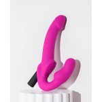 Temptasia - Estella Vibrating Strapless Strap-on - Pink