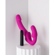 Temptasia - Estella Vibrating Strapless Strap-on - Pink