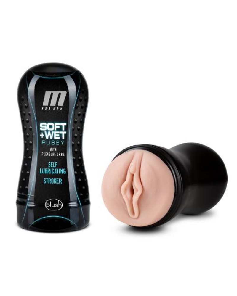 M for Men - Soft and Wet - Pussy with Pleasure Orbs - Self Lubricating M for Men - Soft and Wet - Pussy with Pleasure Orbs - Self Lubricating