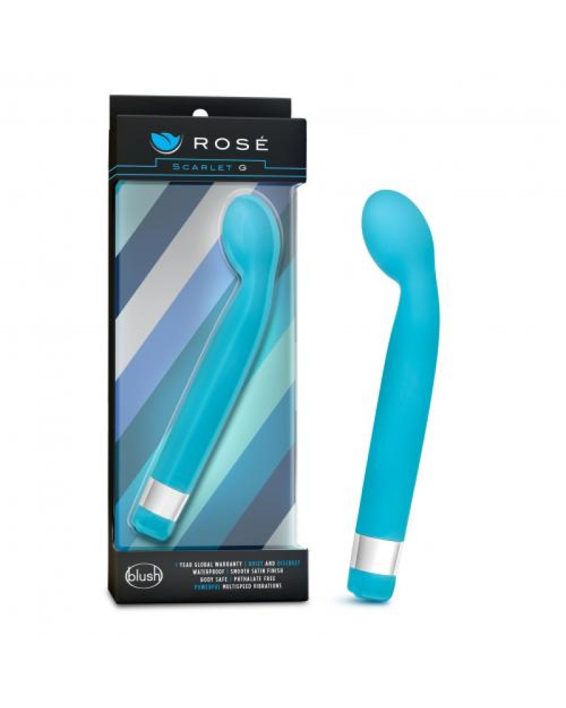 Rose - Scarlet G-spot Vibrator - Blue Rose - Scarlet G-spot Vibrator - Blue