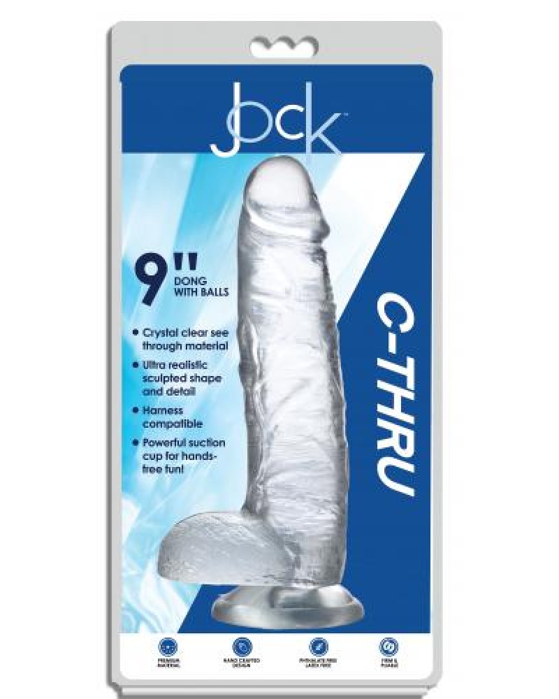 Jock C-Thru Transparent Dildo - 27 cm Jock C-Thru Transparent Dildo - 27 cm