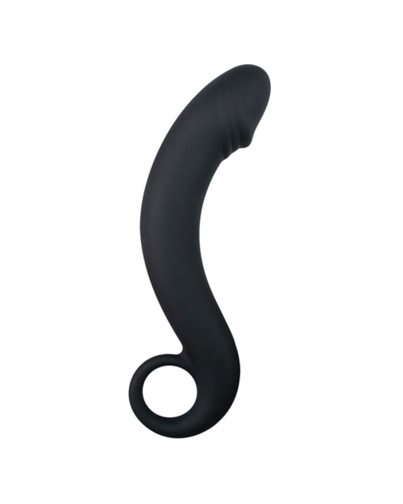 Silicone Black Prostate Dildo