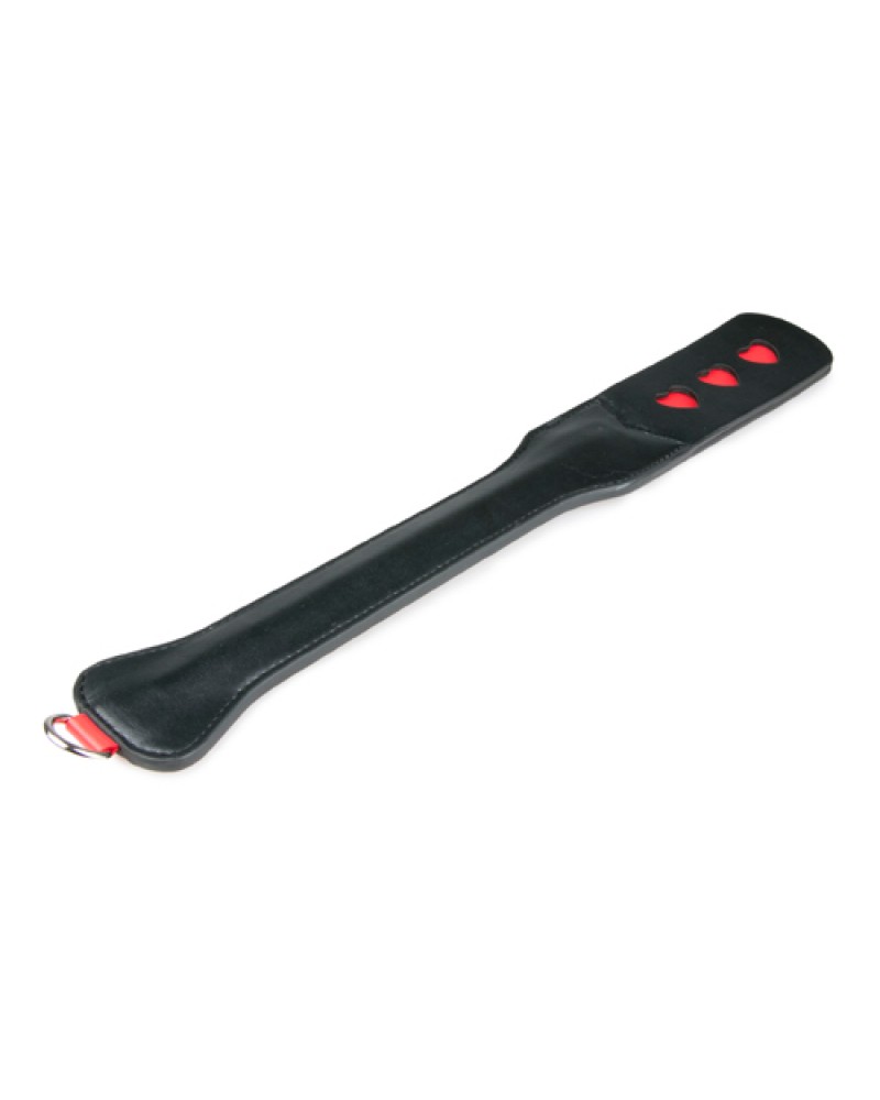 Long Leather Paddle With Heart Long Leather Paddle With Heart