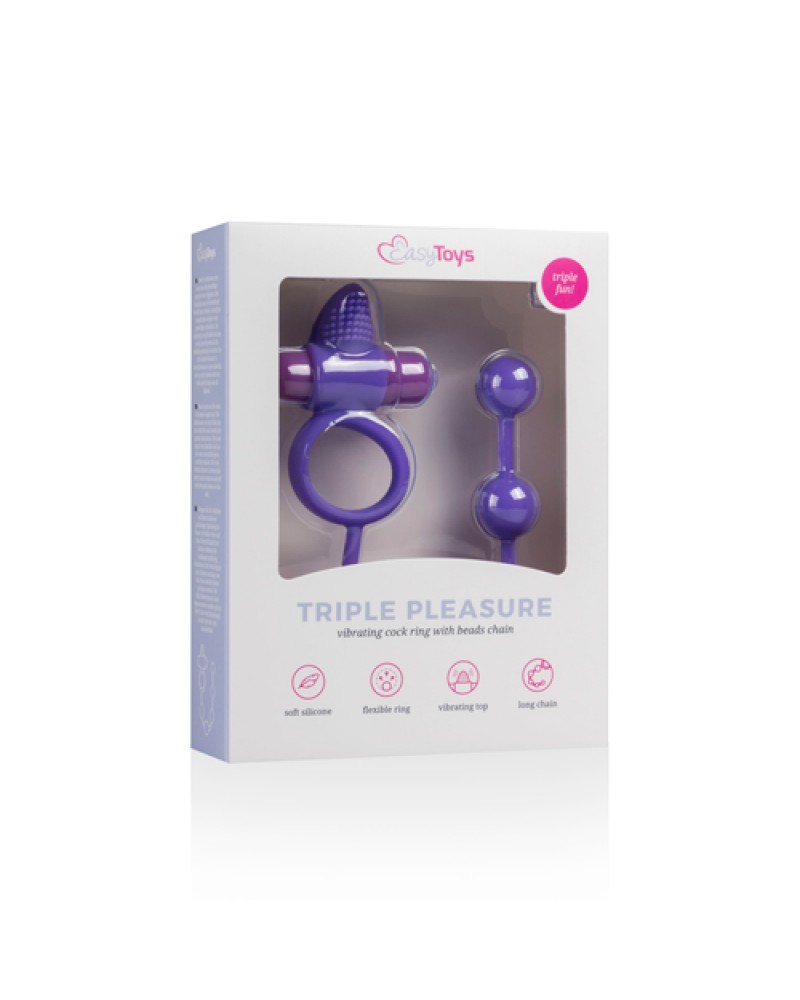 Triple Pleasure Couple Toy