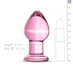 Pink Glass Buttplug Pink Glass Buttplug