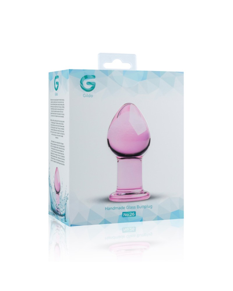 Pink Glass Buttplug Pink Glass Buttplug