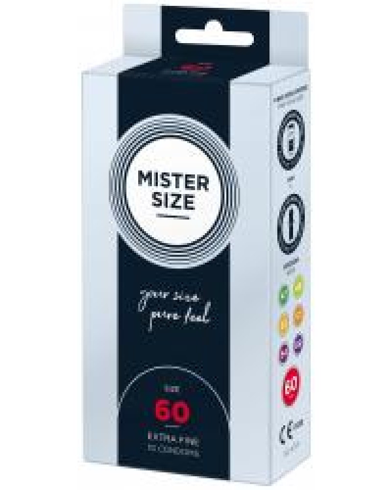 MISTER.SIZE 57 mm Condoms 10 pieces MISTER.SIZE 57 mm Condoms 10 pieces