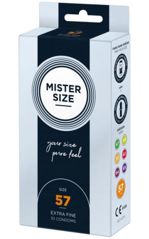 MISTER.SIZE 57 mm Condoms 10 pieces