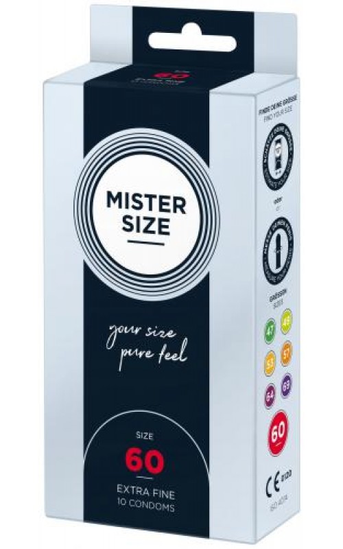 MISTER.SIZE 60 mm Condoms 10 pieces