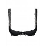 Miamor Bra With Quarter Cups - Black