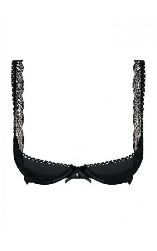 Miamor Bra With Quarter Cups - Black