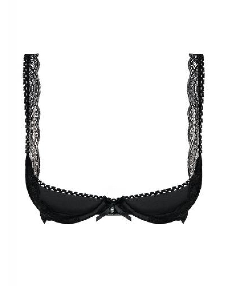 Miamor Bra With Quarter Cups - Black