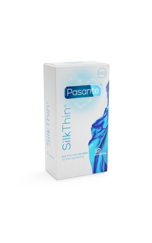 Pasante Silk Thin Condoms - 12 Pieces