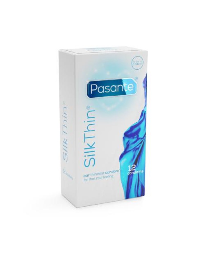 Pasante Silk Thin Condoms - 12 Pieces