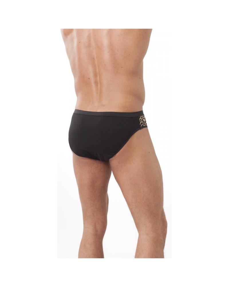 AMORABLE SLIPS WITH ZIPPER LEOPARD ONE SIZE