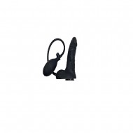 Ophelia's Dream Toys- Black Realistic Inflatable Male Dildo with Suction Cup Base & Hand Pump Ophelia's Dream Toys- Black Realistic Inflatable Male Dildo with Suction Cup Base & Hand Pump