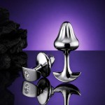 Ophelia's Dream Toys- Silver Metal Butt Plug with Crystal Gem – 85 mm Ophelia's Dream Toys- Silver Metal Butt Plug with Crystal Gem – 85 mm