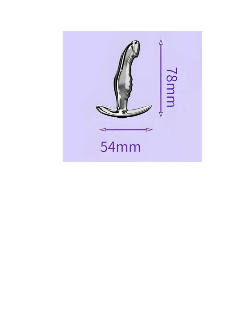 Ophelia's Dream Toys- Stainless Steel Butt Plug with Wide Safety Base Ophelia's Dream Toys- Stainless Steel Butt Plug with Wide Safety Base