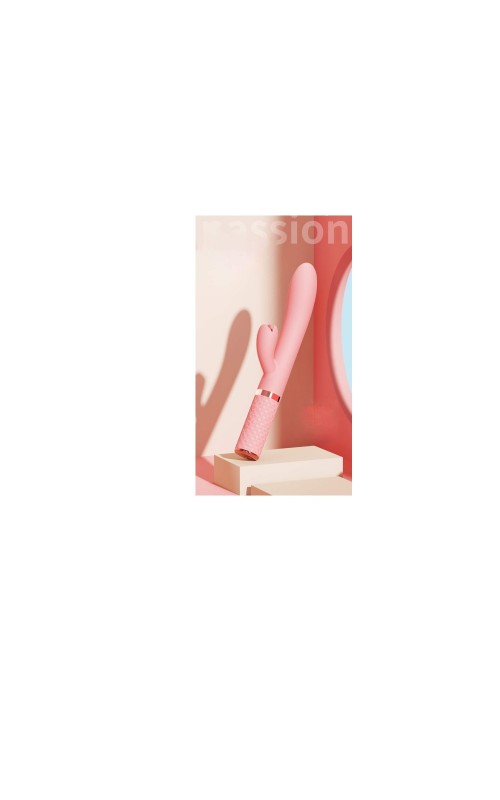 Pink Rechargeable Rabbit Vibrator with Dual Stimulation