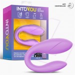 Couple Toy with App Flexible Silicone Lavender