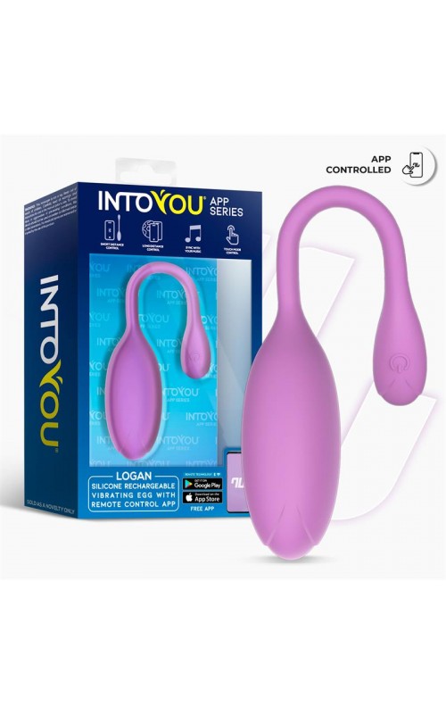 Logan Vibrating Egg with App Unibody Purple