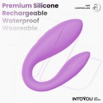 Couple Toy with App Flexible Silicone Lavender