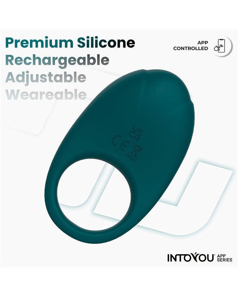 Ringo Vibrating Ring with App Unibody Green	
