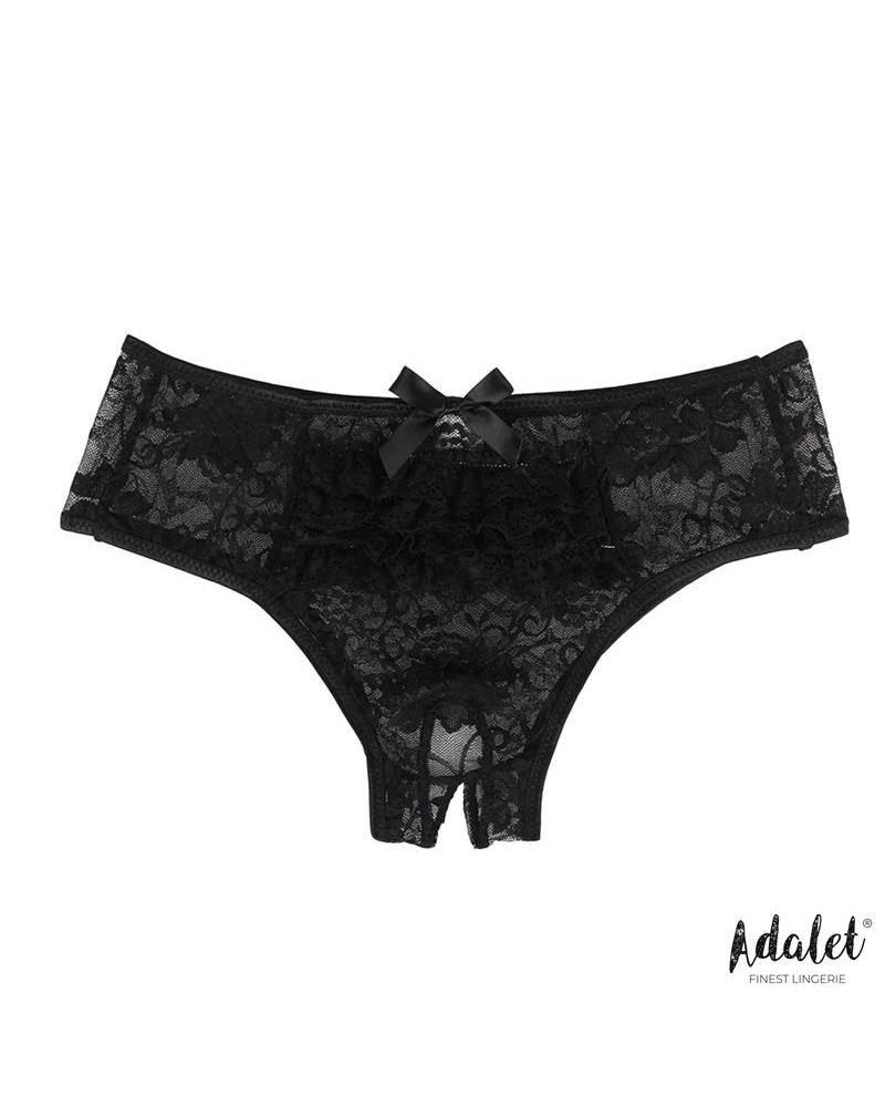 Camila Open crotch Panties with Floral Lace