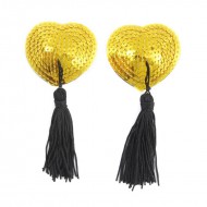 Ophelia's Dream Lingerie - Heart stickers gold