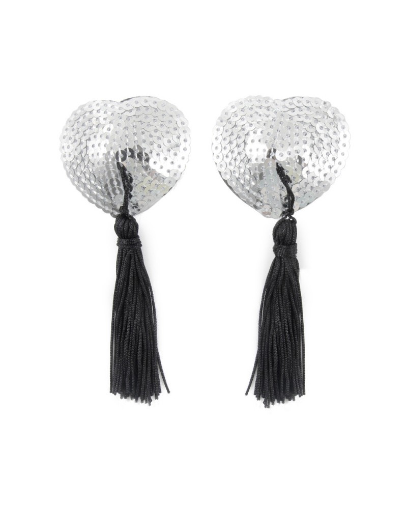 Ophelia's Dream Lingerie - Heart stickers silver