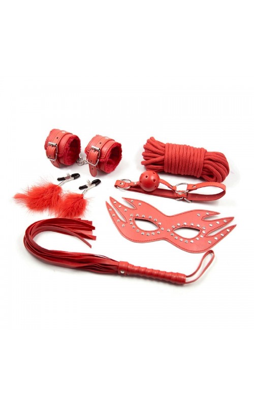 Ophelia's Dream Toys - Red Bondage Set